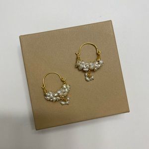 Ulla Johnson Pearl Hoop Earrings